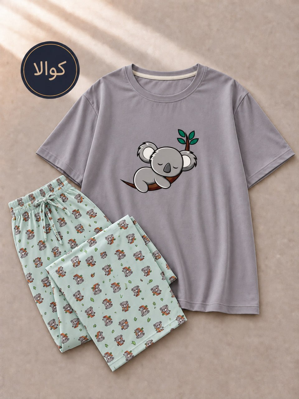 طرح 5 محصول ست تیشرت و شلوار پنبه لاکرا وانیلا🎀