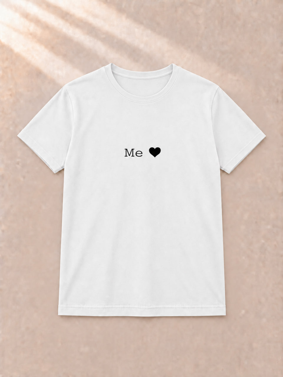 تیشرت نخ پنبه Me - شیری